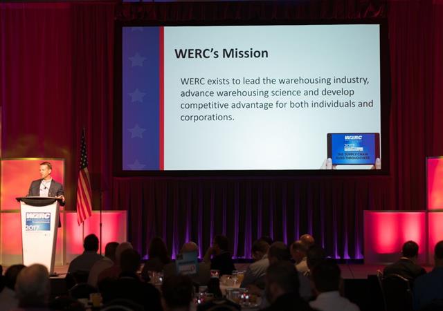 T. Ward addresses attendees at WERC 2017 Annual Conference in Fort Worth, Texas
