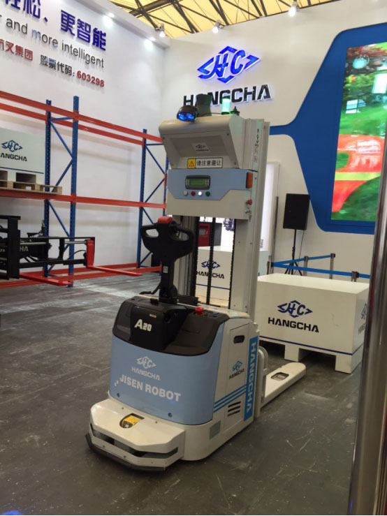 Laser Guided AGV Stacker