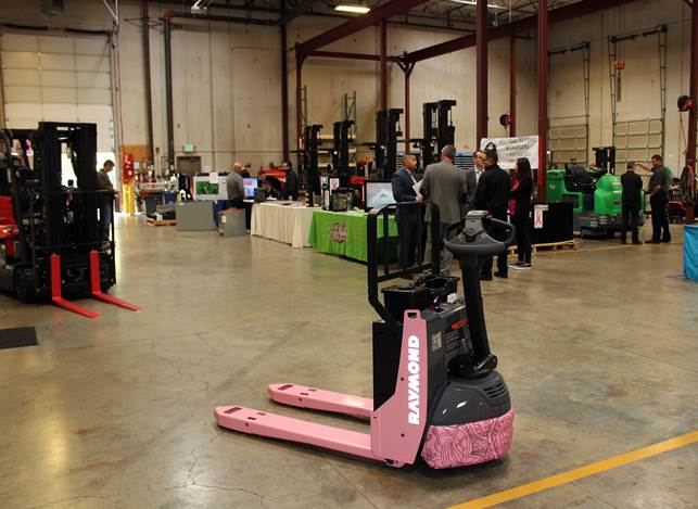 The Pink Pallet Jack Project auction raised $6,150