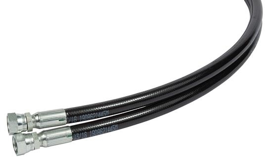 Bonded hose reduces damage from abrasion