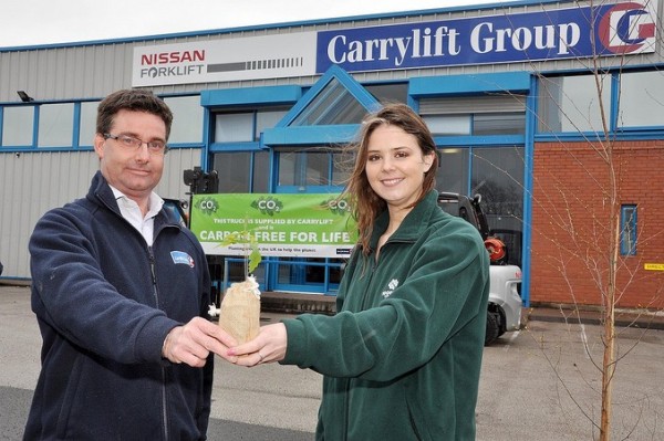 Carrylift's Steven Routledge says the Woodland Trust agreement has given the company a competitive edge in the marketplace.
