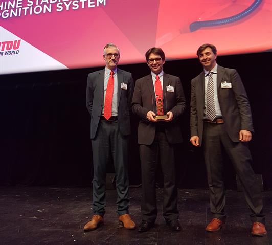 Manitou executives receive their award