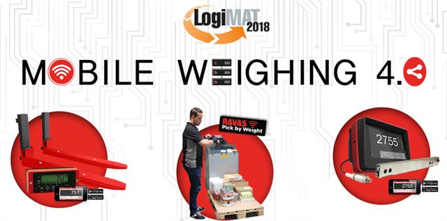 RAVAS at the LogiMAT 2018: MOBILE WEIGHING 4.0