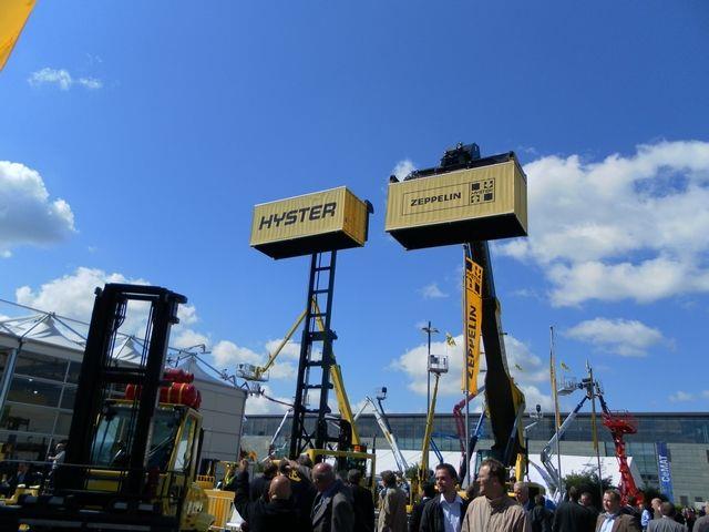 Hyster container handling trucks