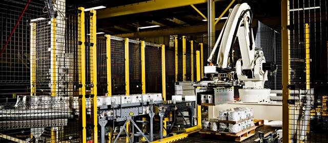 Columbia/Okura is known for its robotic palletising solutions