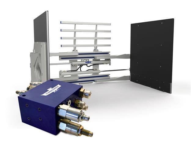 Cascade Hydraulic Force Control for Carton Clamps