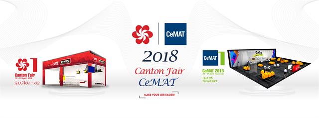 Connect with STAXX at CANTON FAIR China and CeMAT Germany 2018