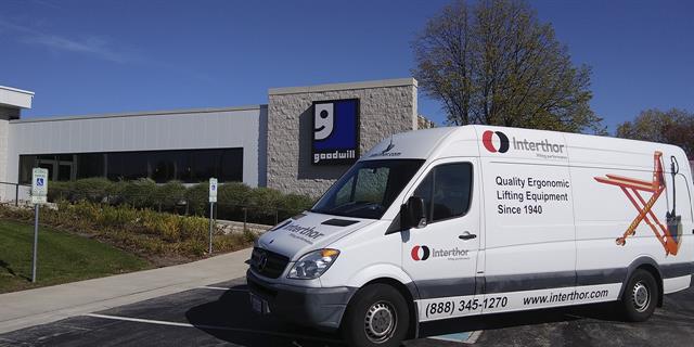 Interthor donates 167 Pallet Jacks to goodwill