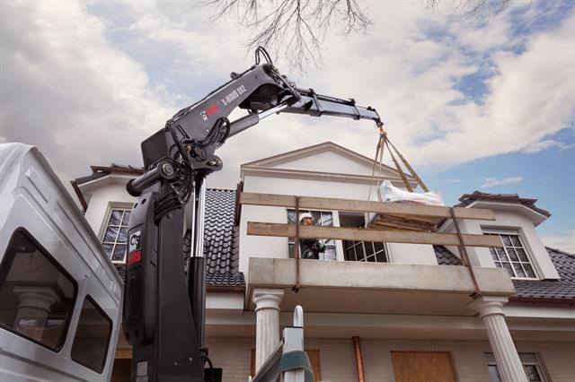 HIAB's new light range loader crane