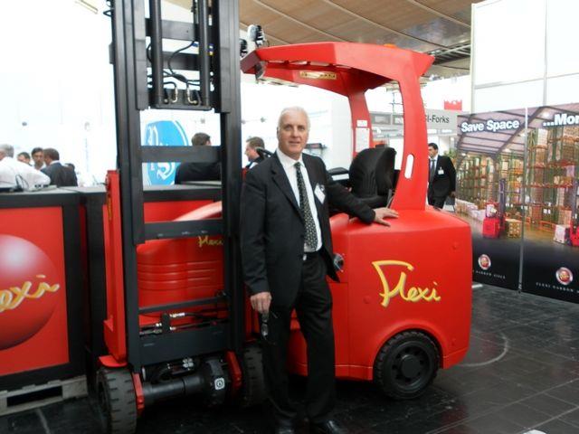 Peter Woodridge MD of Flexi Narrow Aisle