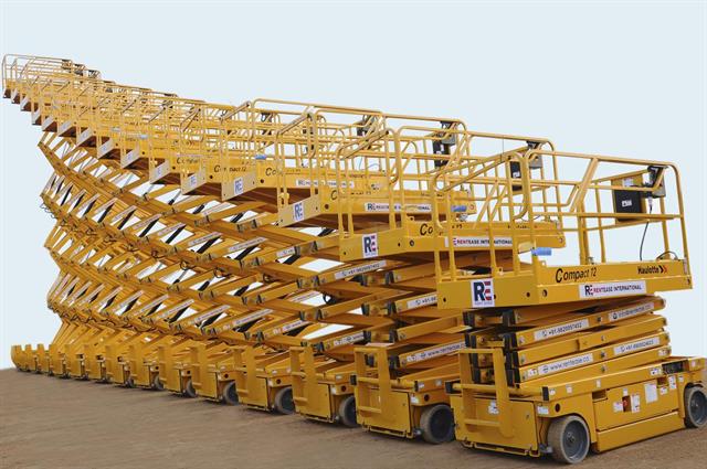 A large Haulotte shipment is headed for India