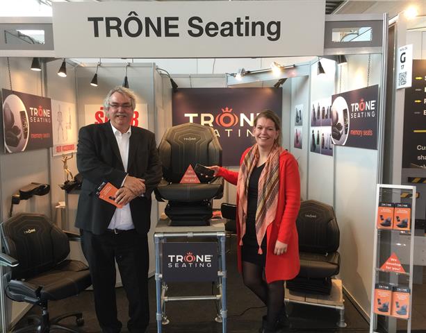 Frans-jozef and Sarah van Seumeren at CeMAT 2018
