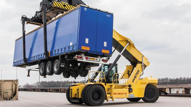 Hyster has extended the hydraulic oil change intervals