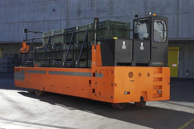Sensitive loads are secured during transport by two hydraulic clamps.
