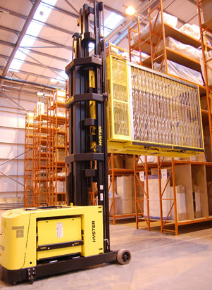 Barloworld offered John Lewis staff a VNA handling solution that enabled them to work with walk on racking over 10metres high.