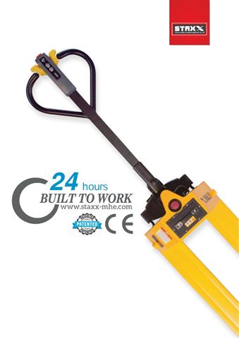 STAXX launches new 24/7 range LI-ON battery Powered Pallet Truck