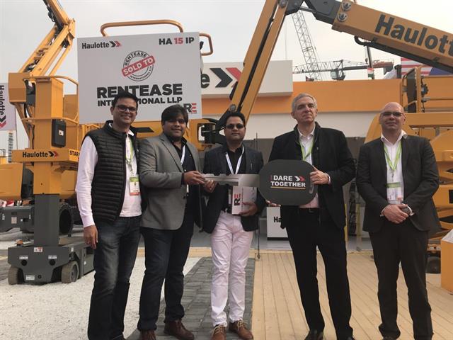 Rentease has added Haulotte equipment to its growing fleet