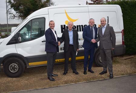 Briggs and Hiremech executives formalise the sale