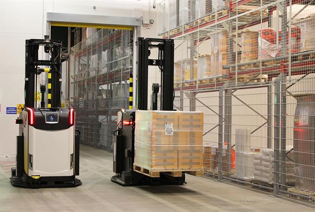 Rocla AGVs are part of the team at Valio cheese factory