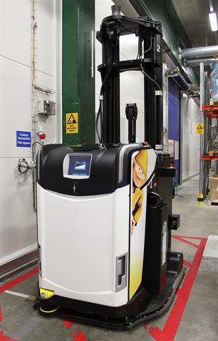 Automated floor-mounted contact charger