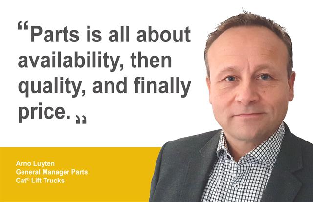 Arno Luyten, General Manager Parts, Cat® Lift Trucks