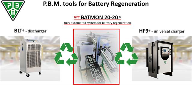 P.B.M. tools for Battery Regeneration