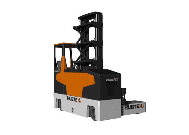 2. Hubtex relies on the step-by-step and individual automation of its electric multidirectional sideloaders for the handling of long loads.