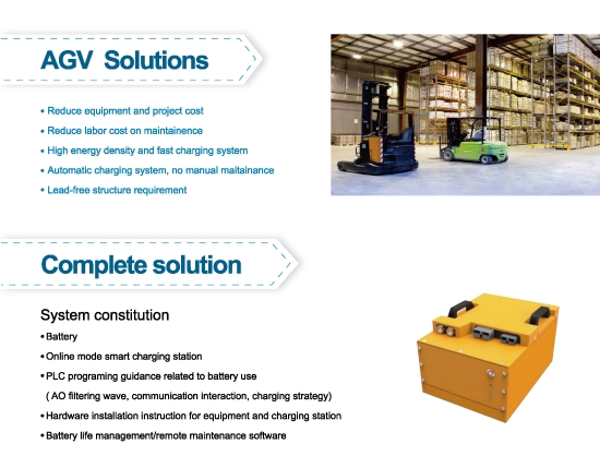 CBAK battery enters AGV and Forklift markets
