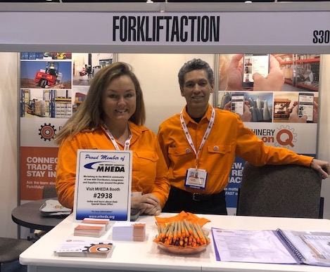 Forkliftaction's Jolie Booth and Jamie Shelton
