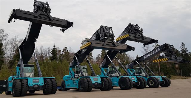 MSC has ordered four empty container handlers.