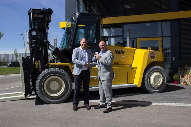 Helmut Reiter and Ziegler Gabelstapler have added new Yale trucks