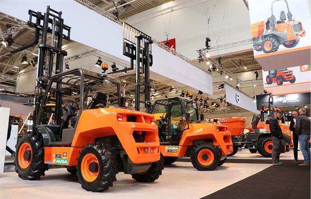 AUSA rough-terrain forklift