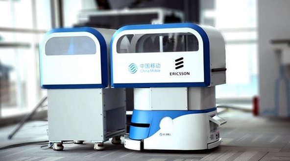 Ericsson's AGV runs on the 5G network