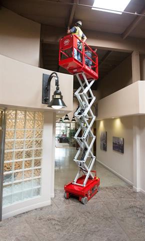 MEC Micro 19 scissor lift