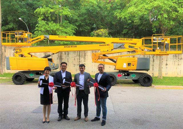 Avanz Asia takes delivery of some of its Haulotte equipment