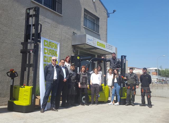 Clark and Serema celebrate their collaboration