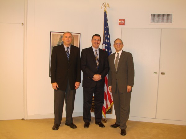 (L-R) Chuck Martz, Dennis Slater and Fred Hochberg