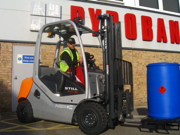 Pyroban Group has converted two hybrid forklifts manufactured by Still GmbH.