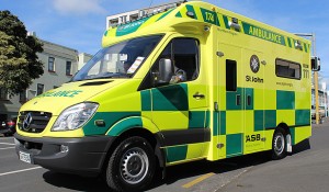 The victim was taken to Hawke's Bay Hospital