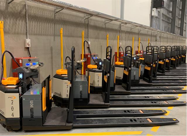 Fastcharging Crown pallet-movers