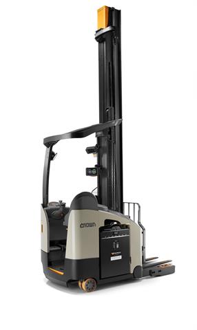 Crown has added lithium-ion to the majority of its electric forklifts