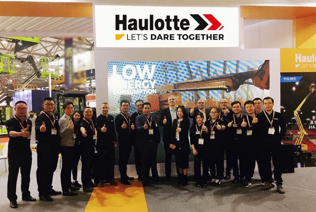 Haulotte's Shanghai team has completed IPAF training