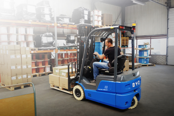 BYD 3-wheeler counterbalance forklift ECB18