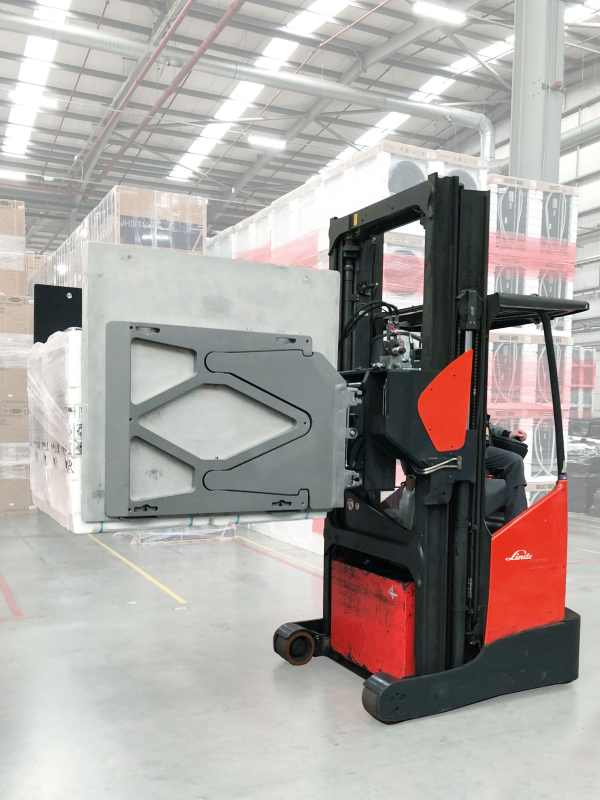 KAUP appliance clamp T414B with redesigned pressure frame.