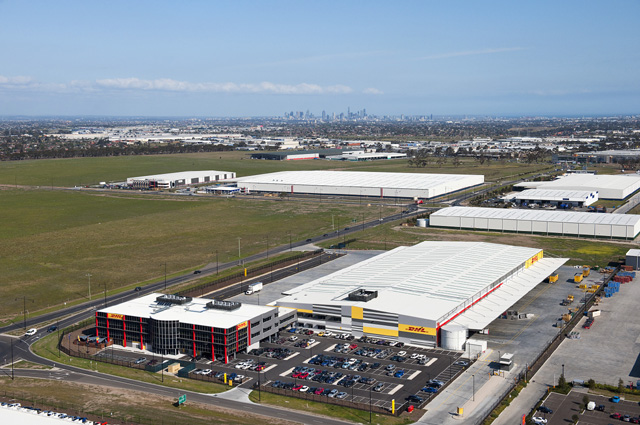 DHL's state-of-the-art facility in Melbourne
