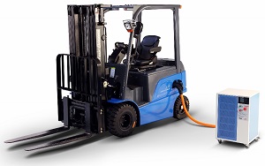 BYD lithium-ion powered electric forklift