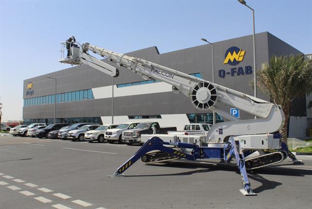 A Falcon Spider FS 520C at Q-fab