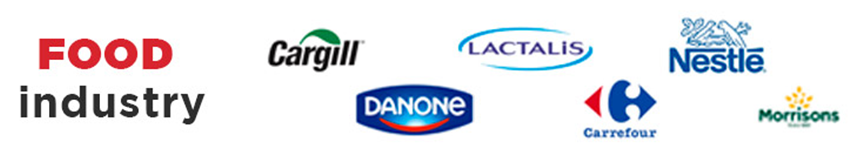 Some important customers in the food industry