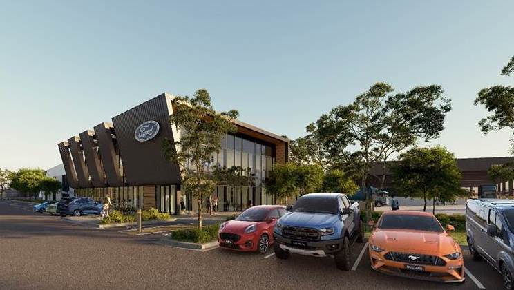 Artist's impression of the Ford development