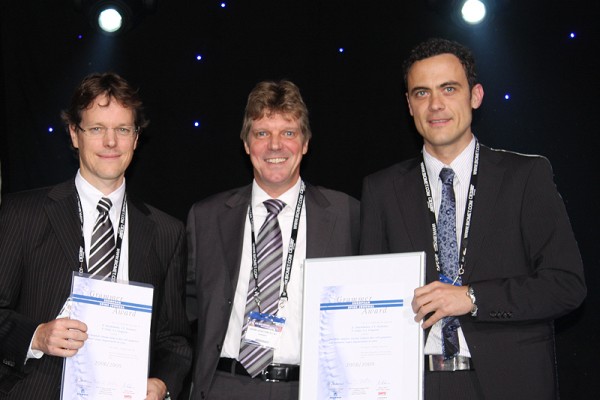 Dr. Daniel Haschtmann with his team.